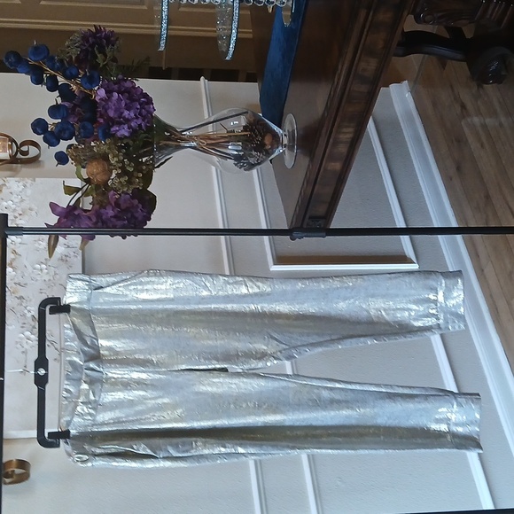 NWT Metallic Print Skinny Jogger Pants By Ashley Stewart. Size 3X - Picture 8 of 17